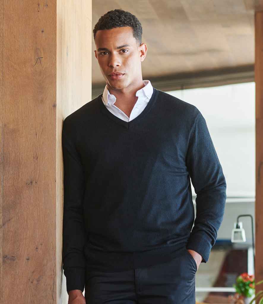 Henbury Acrylic V Neck Sweater