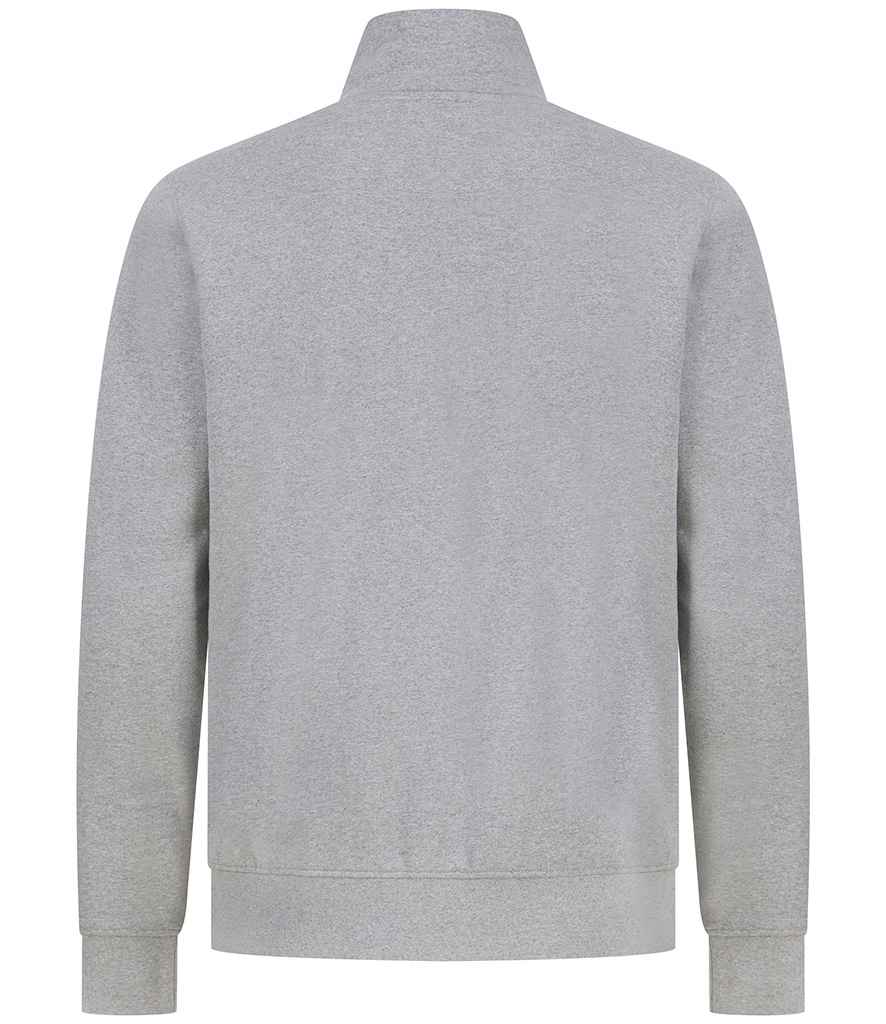Henbury Unisex Sustainable 1/4 Zip Sweatshirt