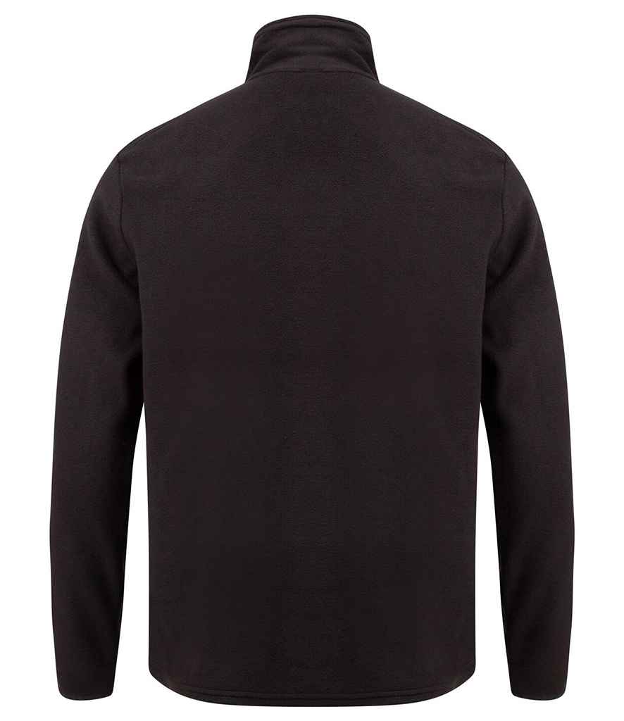 Henbury Zip Neck Micro Fleece