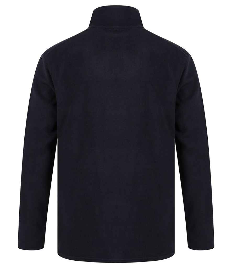 Henbury Zip Neck Micro Fleece