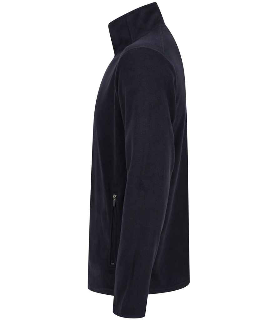 Henbury Zip Neck Micro Fleece