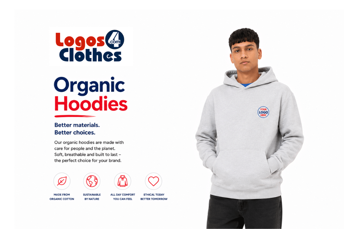 Personalised Hoodies Organic