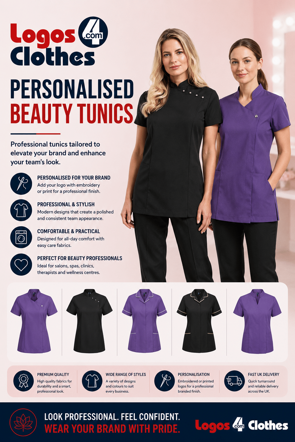 Personalised beauty tunics