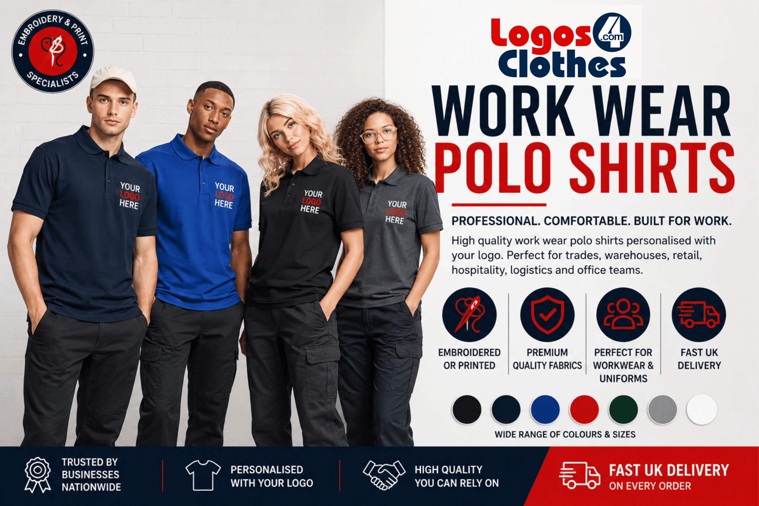 Work Wear Polo Shirts