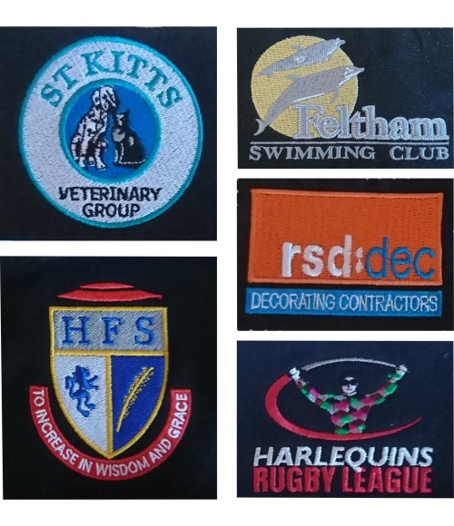 Embroidered Logos-Upto 12cm
