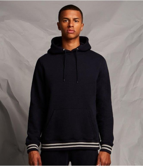 FR841 Front Row Unisex Striped Cuff Hoodie