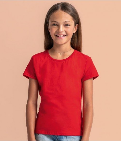SS721B Fruit of the Loom Girls Iconic 150 T-Shirt