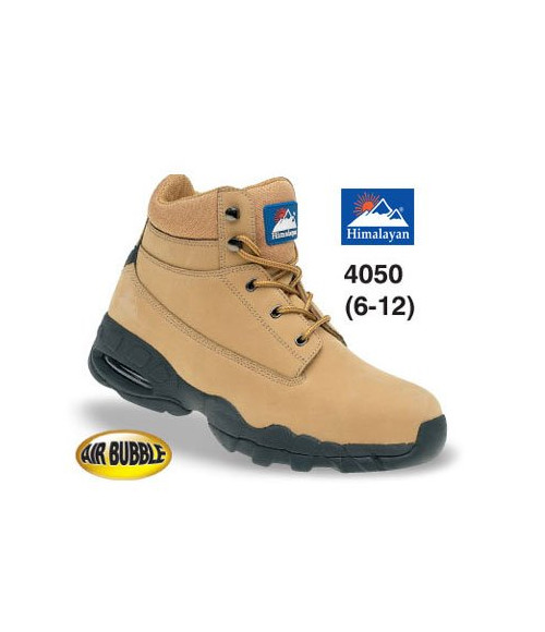 Himalayan 4050 Wheat Nubuck Safety Boots - EVA/Rubber Sole & Steel Midsole