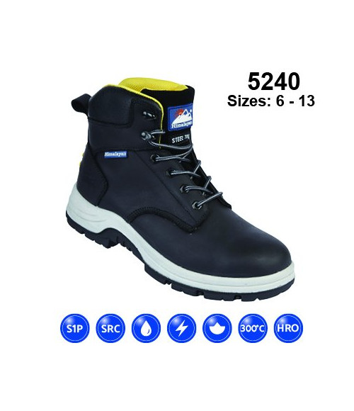 5240 Himalayan Black PUR S1P Safety Boot