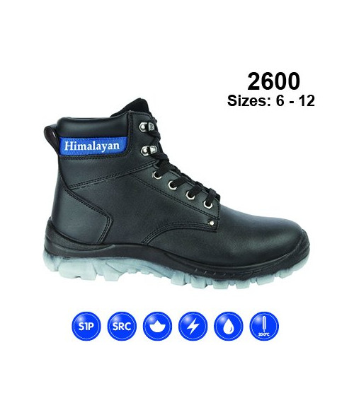 2600 Himalayan Black SIP DD SMS Safety Boot