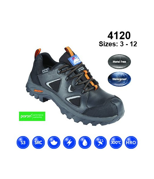 4120 Himalayan Black Waterproof Shoe