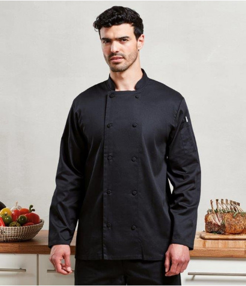 PR903 Premier Coolchecker Long Sleeve Chef's Jacket