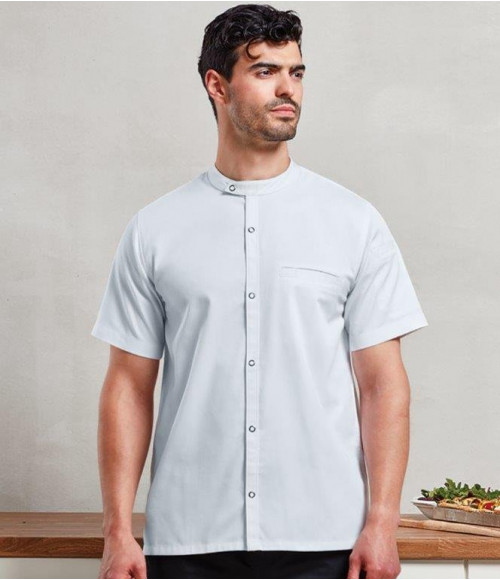 PR904 Premier Recycled Short Sleeve Chef's Shirt