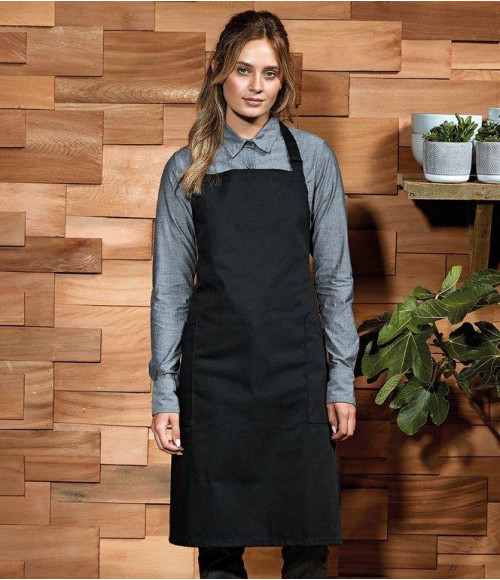 PR120 Premier Recycled and Organic Fairtrade Certified Bib Apron
