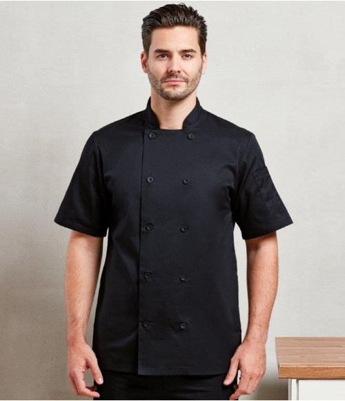 PR656 Premier Short Sleeve Chef's Jacket