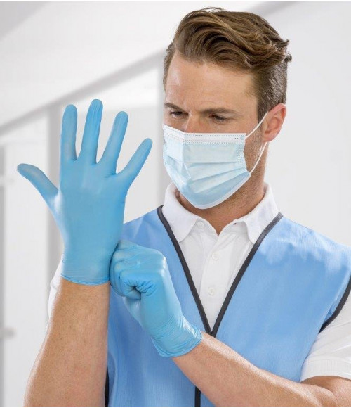 RV006X Result Disposable Medical Vinyl Examination Gloves