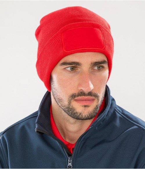 RC934 Result Genuine Recycled Thinsulate Printers Beanie