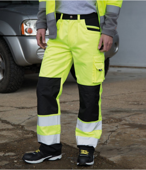 RS327 Result Safe-Guard Hi-Vis Cargo Trousers
