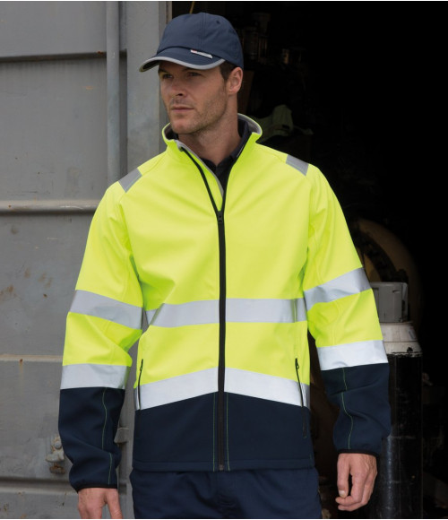RS450 Result Safe-Guard Printable Safety Soft Shell Jacket