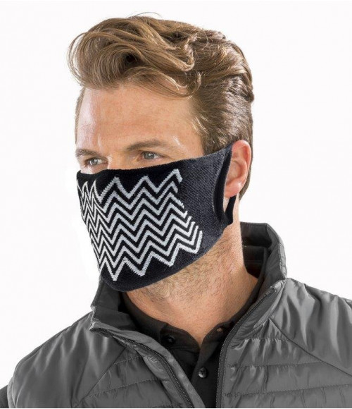 RV015 Result ZigZag Anti-Bacterial Face Cover