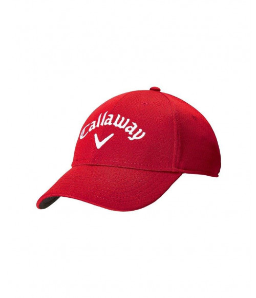 CW092 Side-crested cap-Red