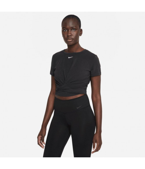 NK374 Women's Nike One Luxe Dri-FIT short sleeve standard twist top
