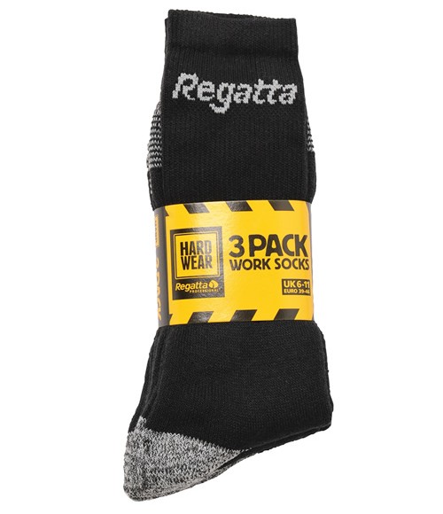 RG287 Regatta 3 Pack Workwear Socks
