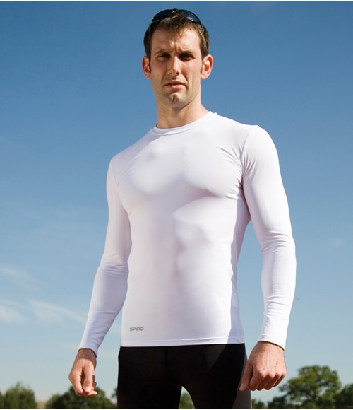Spiro Compression Body Fit Long Sleeve Base Layer 