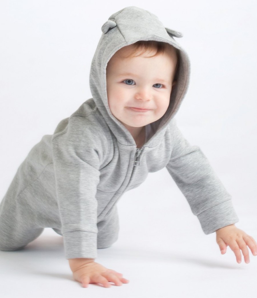 Larkwood Baby/Toddler Zip Neck Micro Fleece