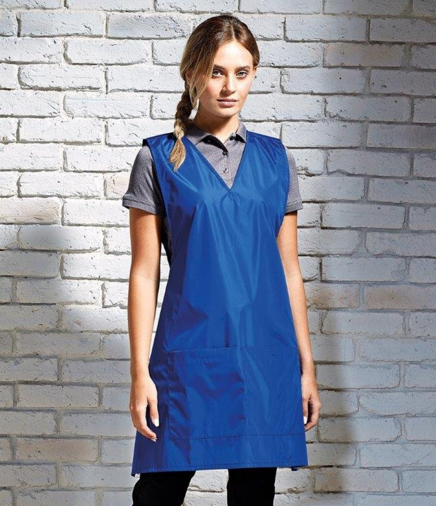 Personalised Embroidered Premier Waterproof Wrap Around Tunic Apron Work Tabard 
