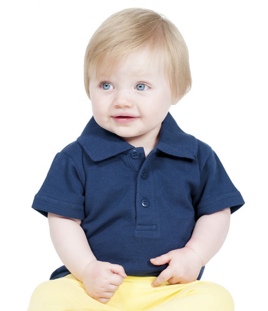Larkwood Baby/Toddler Polo Shirt Navy 18-24 